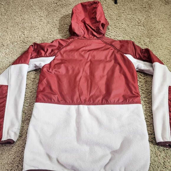 Columbia Youth 14/16 Omni Heat Hooded Jacket Fleece Thermal Full Zip Coat - Picture 9 of 11